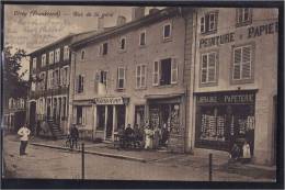 CIREY FRANKREICH RUE DE LA GARD PEINTURE LIBRAIRIE PAPETERIE RATSKELLER MARCHAND DE CARTES POSTALES  ? ZITTERSDORF 1915 - Cirey Sur Vezouze