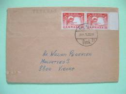 Denmark 1975 Cover To Viborg - Academy Of Music - Guitar Trumpet Harp - Lettres & Documents