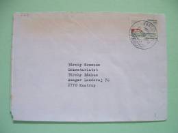 Denmark 1976 Cover To Kastrup - Landscape - Plane Cancel - Brieven En Documenten