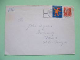 Denmark 1979 Cover To Frangde - Queen Margarethe - Dwarf Labe Christmas - Magnifying Glass Cancel - Covers & Documents