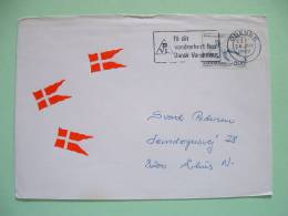 Denmark 1982 Cover To Arhus - Sport Ice Skating Woman - Briefe U. Dokumente