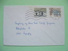 Denmark 1983 Cover To Lyngby - Landscape Soro Lake - Poet Grundtvig's Home Udby - Briefe U. Dokumente