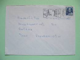 Denmark 1984 Cover To Fredericia - Queen Margarethe - Lettres & Documents