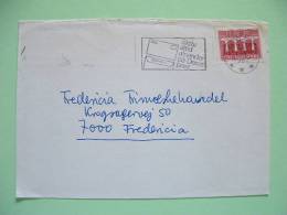 Denmark 1984 Cover To Fredericia - EUROPA CEPT Bridge - Lettres & Documents