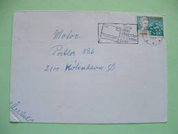 Denmark 1985 Cover To Kobenhavn - Queen Ingrid - Flowers - Lettres & Documents