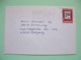 Denmark 1987 Cover To Esbjerg - Consumer Council - Magnifying Glass - HAFNIA 87 Cancel - Covers & Documents