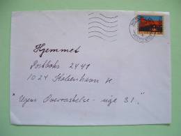 Denmark 1995 Cover To Kobenhavn - Music Roskilde Festival - Lettres & Documents