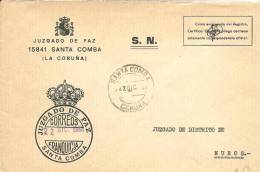 JUZGADO  SANTA COMBA 1988 - Postage Free