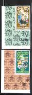 Antigua 1977 Visit Of QE Overprinted 2v MNH - 1960-1981 Autonomie Interne