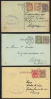 PAYS BAS / 1921-1922 - 5 CARTES COMMERCIALES POUR L ALLEMAGNE / 2 IMAGES (ref 3931) - Cartas & Documentos