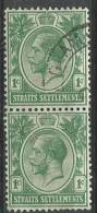 Straits Settlements 1912 (138 A-Paar) Gest.° - Straits Settlements