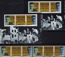 Bf Memory Widerstand Holocaust 1983 Israel 930/2,Block 24 ** Plus O 16€ Trümmer Im Ghetto Warschau History Sheet Of Asia - Collections, Lots & Series