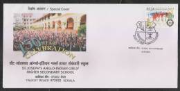 INDIA  2012  St. Joseph's Anglo Indian Girls Higher Secondary School Cover  #  44392   Indien Inde - Brieven En Documenten