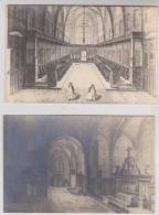 2 CPA ILLUSTREES  DPT 78 ABBAYE DE PORT ROYAL - Magny-les-Hameaux