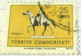 Turkey 1972 Horseman Ankara 25k - Used - Neufs