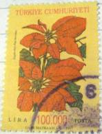 Turkey 1997 Flowers 100L - Used - Oblitérés