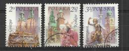 POLAND 2006 - GNIEZNO, KRAKOW, WARSZAWA  - CPL. SET - USED OBLITERE GESTEMPELT USADO - Gebraucht