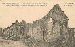 CHATILLON    Les Ruines D'une Importante Ferme Du Village - Châtillon-sur-Marne