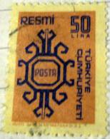 Turkey 1979 Official Stamp 50l - Used - Unused Stamps