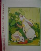 Folder 1986 Chinese New Year Zodiac Stamps - Rabbit Hare 1987 - Conejos