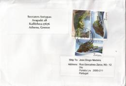 Greece Cover To Portugal - Lettres & Documents