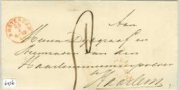 GESCHREVEN BRIEF Uit 1864 Van AMSTERDAM Aan De DIJKGRAAF Van De HAARLEMMERMEERPOLDER Te  HAARLEM (6956) - Lettres & Documents