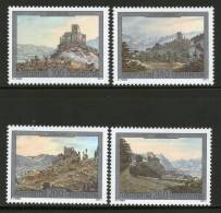 Liechtenstein 2011 Castles Architecture Religion Sc 1527-30 MNH # 3906 - Neufs