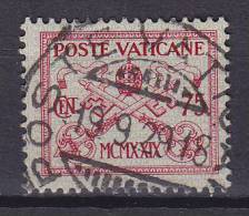 Vatican 1929 Mi. 7     75 C Päpstliches Wappen Deluxe Cancel !! - Oblitérés