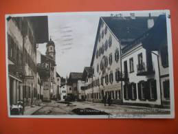 (2/2/58) AK "Mittenwald / Isar" Obermarkt Mit Dem Hotel Post Um 1929 - Mittenwald