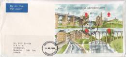 Great Britain FDC Scott #1284 Souvenir Sheet Of 4 Industrial Archaeology - 1981-1990 Em. Décimales