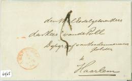 BRIEFOMSLAG Uit 1864 Van AMSTERDAM Aan De DIJKGRAAF Van De HAARLEMMERMEERPOLDER Te  HAARLEM (6965) - Cartas & Documentos