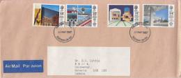 Great Britain FDC Scott #1176-1179 Set Of 4 Modern Architecture - Europa - 1981-1990 Decimal Issues