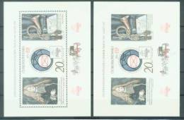 CSR 1986-2864 "PRAGA-88" ,CZECHOSLOVAKAI,Michel. 2S/S, MNH - Blocks & Sheetlets