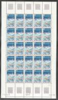 ST. PIERRE & MIQUELON, FULL SHEET  BIRD, 6 CENTS 1973 - Ongebruikt