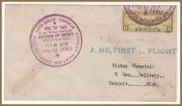 MILWAUKEE > DETROIT 10/9/1933 - 1c. 1918-1940 Covers