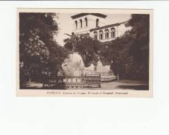 ESPAÑA SPAIN [OF # 11598] - ZAMORA - ESTÁTUA DE VIRIATO. AL FONDO EL HOSPITAL PROVINCIAL - EDITORIAL FOTOGRAFICA - BARCE - Zamora