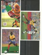 NICARAGUA:Coupe Du Monde 1994. 3 BF Neufs ** (Faustino Asprilla, Colombie,André Kana-Biyik,Cameroun,Valderrama,etc) - Unused Stamps