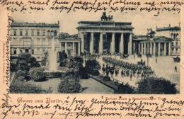 Gruss Aus Berlin 1905 Postcard - Brandenburger Deur