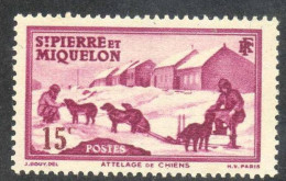 SAINT-PIERRE Et MIQUELON : Attelage - Chiens - Type De 1938 Sans "R.F" - - Ongebruikt