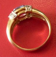 Bague Femme, Pierre  Bleue ( Envoi Offert Pour La France ) - Ring