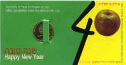 Israel Jeton Happy New Year 2002 40 Ans Government Coins And Medals Corporation - Altri & Non Classificati