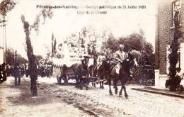 PERONNE-LEZ-ANTOING - Cortège Patriotique Du 21 Jullet 1920 Char De La Charité - Superbe Carte  Très Animée - Antoing