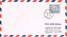 0343. Carta Aerea FORT WILLIAM (ontario) Canada 1967 - Lettres & Documents