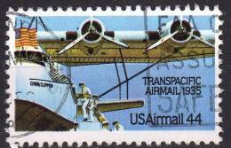 1985 Stati Uniti Cinquantenario Del Servizio Transpacifico Di Posta Aerea - 3a. 1961-… Oblitérés