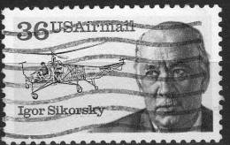 1988 Stati Uniti Pionieri Dell´aviazione Igor Sikorsky Pioniere Per Progettazione Elicottero - 3a. 1961-… Oblitérés