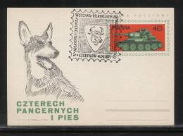 POLAND 1971 5TH YOUTH PHILATELIC EXPO COMM CANCEL ON PC BULL BULLS HEAD - Vaches