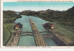 BR44625 Miraflores Locks Gaillard Cut   Panama Canal   2  Scans - Panama