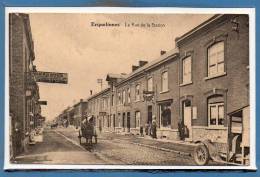 Belgique - Erquelinnes --  La Rue De La Station - Erquelinnes