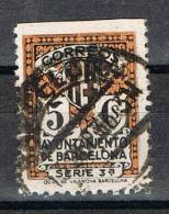 Sello Recargo Ayuntamiento Barcelona, 5 Cts, VARIEDAD Num 11sm º - Barcelone