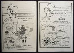 Der Deutsche Beitrag SFOR II (2 Brochuren) - Correomilitar E Historia Postal